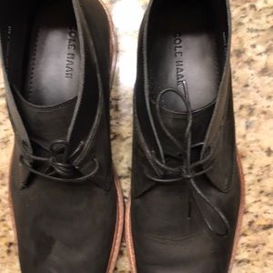 Cole Haan black leather boots